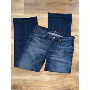 7 For All Mankind DOJO Flare Leg Jeans Blue - size 31 - J